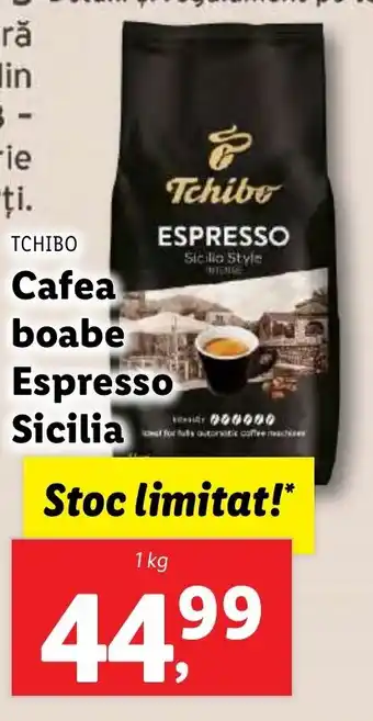 Lidl Cafea boabe espresso sicilia Ofertă