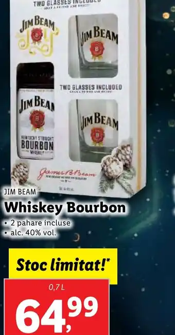 Lidl JIM BEAN WHISKEY BOURBON Ofertă