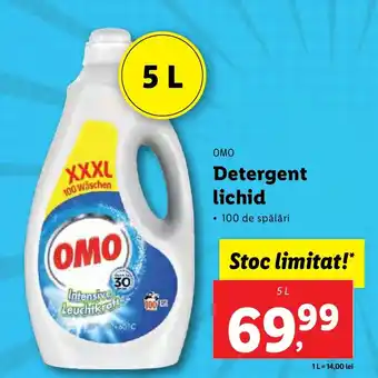 Lidl OMO Detergent lichid Ofertă