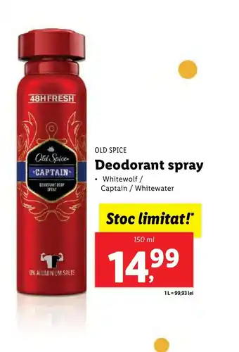 Lidl Deodorant spray Ofertă