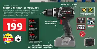 Lidl Maşină de găurit și înșurubat Ofertă