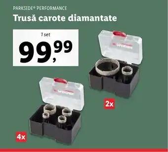 Lidl Trusă carote diamantate Ofertă