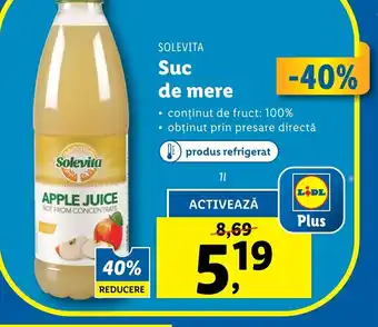 Lidl Suc de mere Ofertă