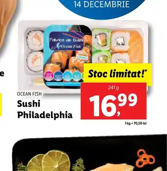 Lidl Sushi Philadelphia Ofertă