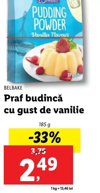 Lidl Praf budincă cu gust de vanilie Ofertă