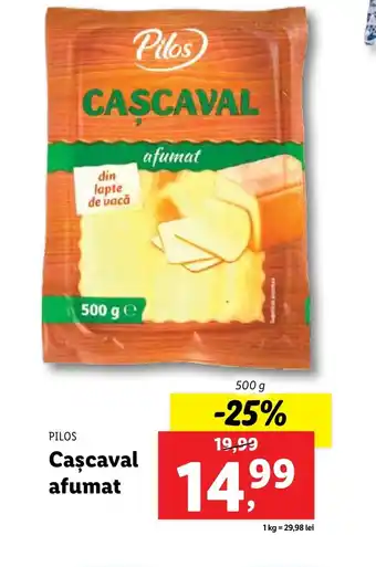 Lidl Caşcaval afumat Ofertă