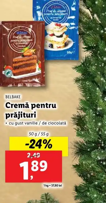 Lidl BELBAKE Cremă pentru prăjituri Ofertă