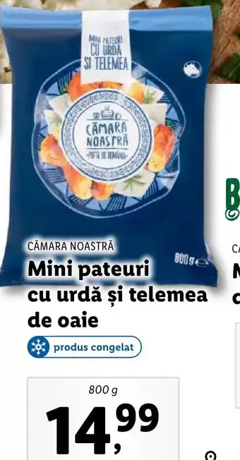 Lidl Mini pateuri cu urdă şi telemea Ofertă