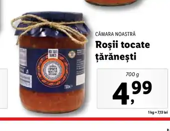 Lidl Roşii tocate ţărăneşti Ofertă