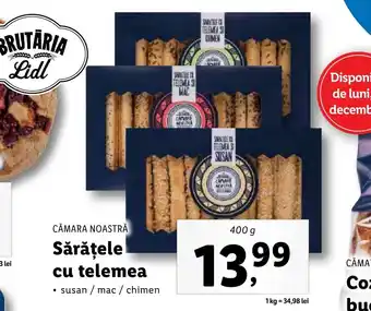 Lidl Sărățele cu telemea Ofertă