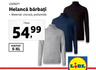 Lidl Helancă bărbați Ofertă
