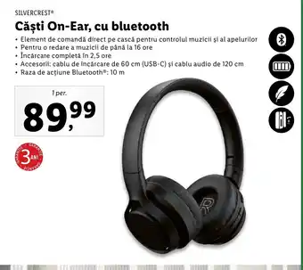 Căşti On-Ear, cu bluetooth