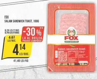 FOX SALAM SANDWICH TOAST, 100G