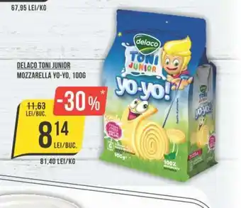 Mega Image DELACO TONI JUNIOR MOZZARELLA YO-YO Ofertă