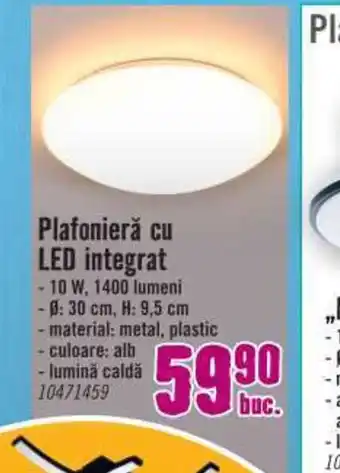 Hornbach Plafonieră cu LED integrat Ofertă