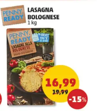 Penny LASAGNA BOLOGNESE 1 kg Ofertă