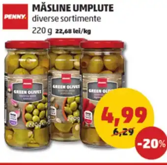 Penny MĂSLINE UMPLUTE Ofertă