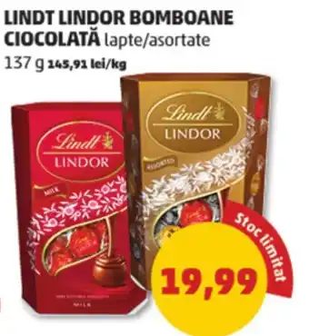 Penny LINDT LINDOR BOMBOANE CIOCOLATĂ Ofertă