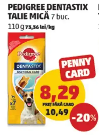 Penny PEDIGREE DENTASTIX TALIE MICĂ Ofertă