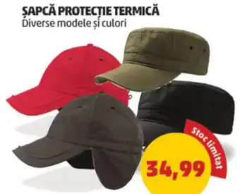 ŞAPCĂ PROTECŢIE TERMICĂ