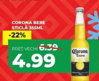 CORONA BERE STICLĂ 355ML