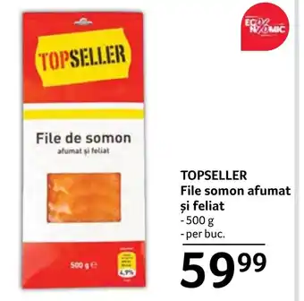 Selgros TOPSELLER File somon afumat şi feliat Ofertă
