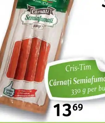 Selgros Cris-Tim Cârnați Semiafumati Ofertă