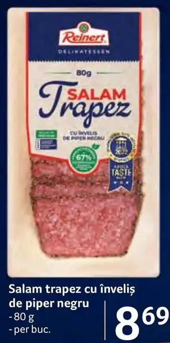 Selgros Salam trapez cu înveliş de piper negru Ofertă