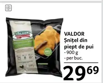 Selgros VALDOR Şniţel din piept de pui Ofertă