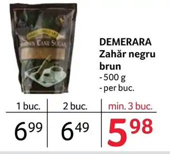 Selgros DEMERARA Zahăr negru brun Ofertă