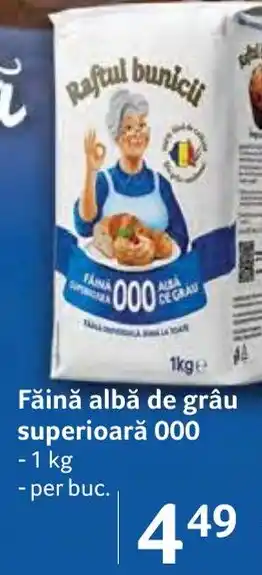 Selgros Făină albă de grâu superioară 000 Ofertă