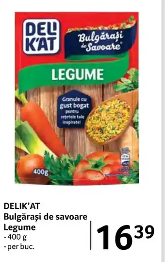 Selgros DELIK'AT Bulgărași de savoare Legume Ofertă