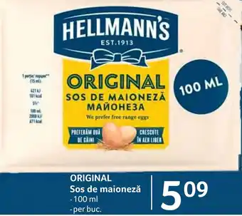 Selgros ORIGINAL Sos de maioneză Ofertă