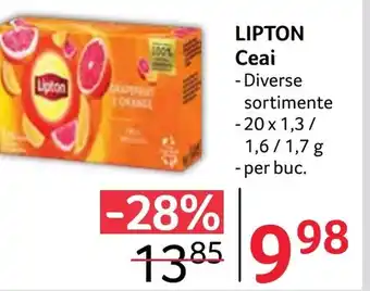 Selgros LIPTON Ceai Ofertă
