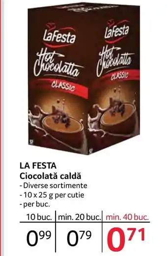 Selgros LA FESTA Ciocolată caldă Ofertă