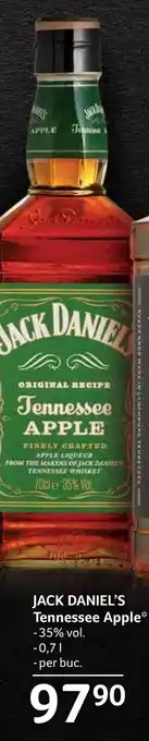 Selgros JACK DANIEL'S Tennessee Apple Ofertă