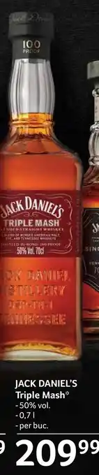 Selgros JACK DANIEL'S Triple Mash Ofertă