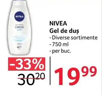 Selgros NIVEA Gel de duş Ofertă