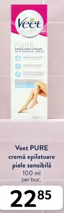 Selgros Veet PURE cremă epilatoare piele sensibilă Ofertă