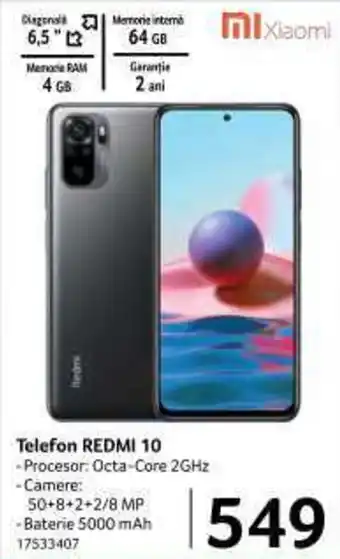 Selgros Telefon REDMI 10 Ofertă