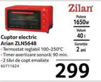 Selgros Cuptor electric Arian ZLN5648 Ofertă