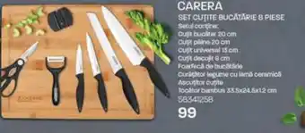 Selgros CARERA SET CUTITE BUCĂTĂRIE 8 PIESE Ofertă