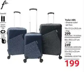 Selgros Troler ABS Ofertă