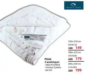 Selgros Pilotă 4 anotimpuri Ofertă
