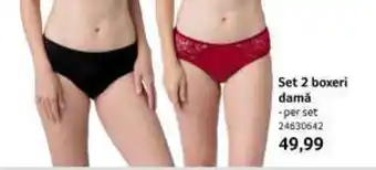 Selgros Set 2 boxeri damă Ofertă