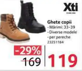 Selgros Ghete copii Ofertă