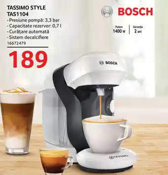Selgros BOSCH TASSIMO STYLE TAS1104 Ofertă