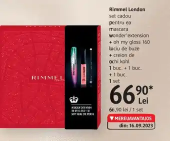DM Rimmel London set cadou Ofertă