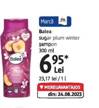 DM Balea sugar plum winter şampon 300 ml Ofertă
