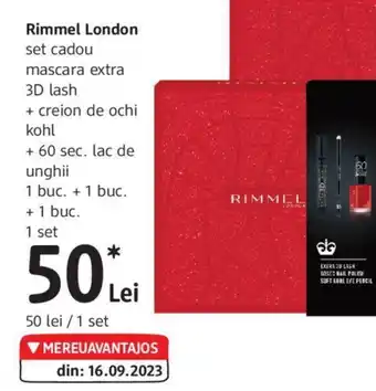 DM Rimmel London set cadou Ofertă